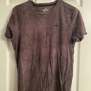 Hollister Men’s Small Black Acid Wash T-Shirt